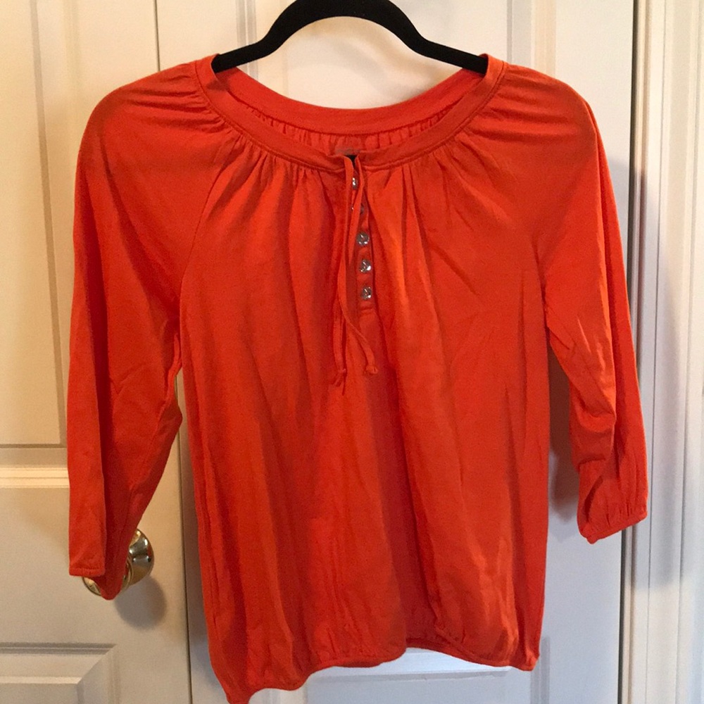 Orange blouse  (ACCEPTING BEST OFFER)
